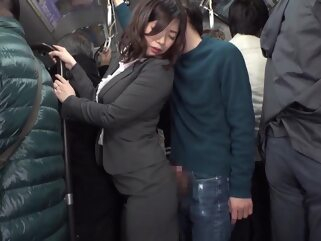 Xxx Video UI2201- Office Lady Mature Mother Accepting Molestation On A Crowded Bus big cock tukif big ass